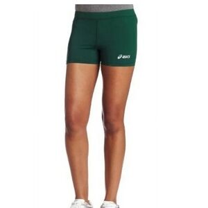 Asics Green Women's 4 Court Shorts Athletic Shorts Size XXS New with Tags
